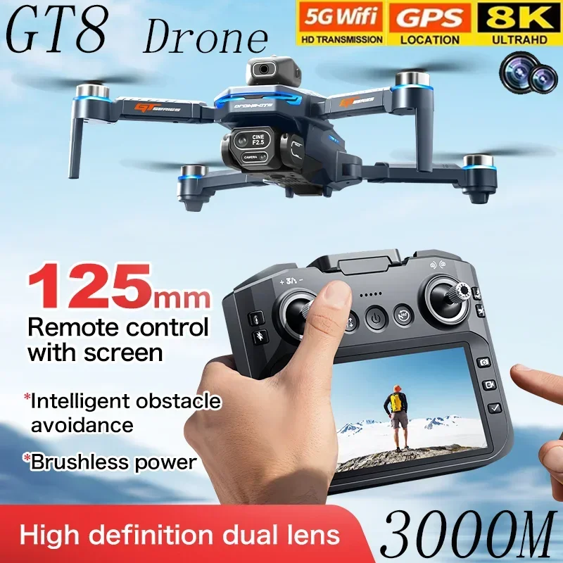 GT8 Drone Obstacle Avoidance B - Drone Camera Professional ulasan dan harga