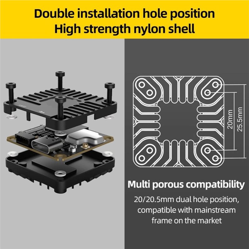 Heatsink Aluminum Parts Wide-A - Drone Camera Case ulasan dan harga