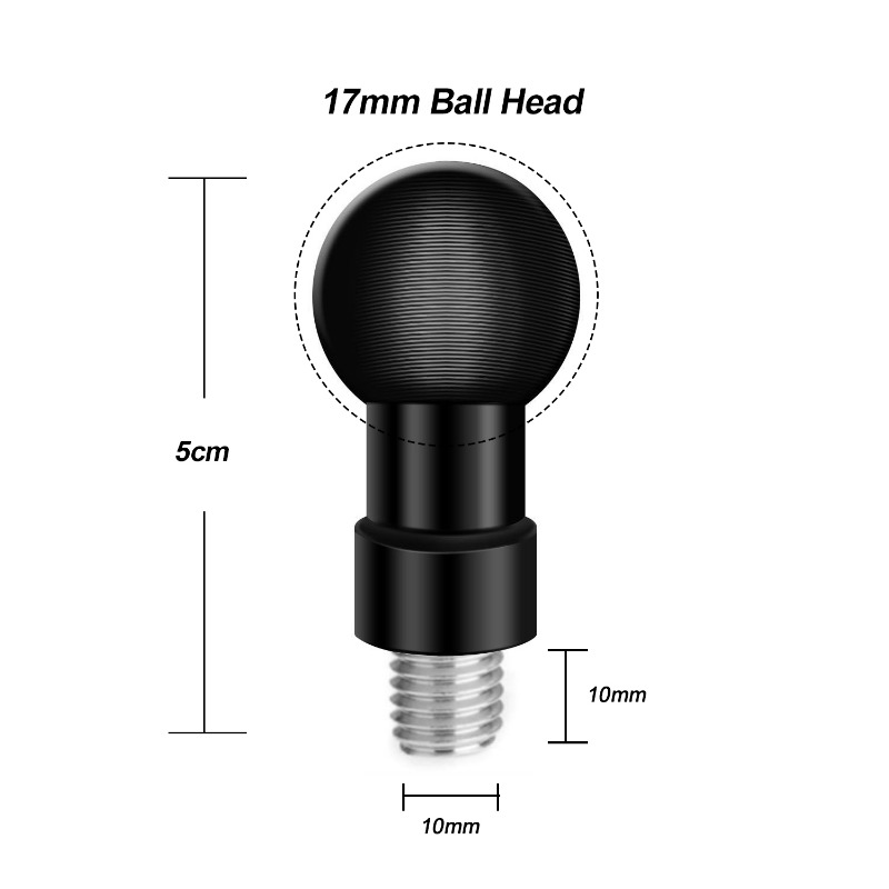 Aluminum 17mm Ball Head Adapte - Drone Camera Action ulasan dan harga